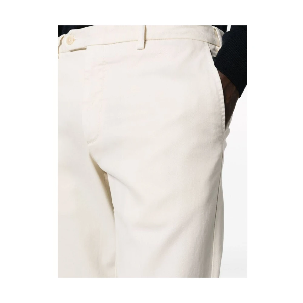 Rota Slim-fit Trousers White Heren
