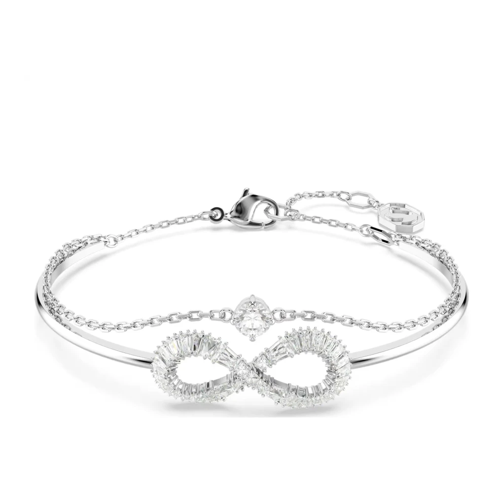 Swarovski Women's Gray Infinity Bracelet - Bracelets - One Size - Accessories