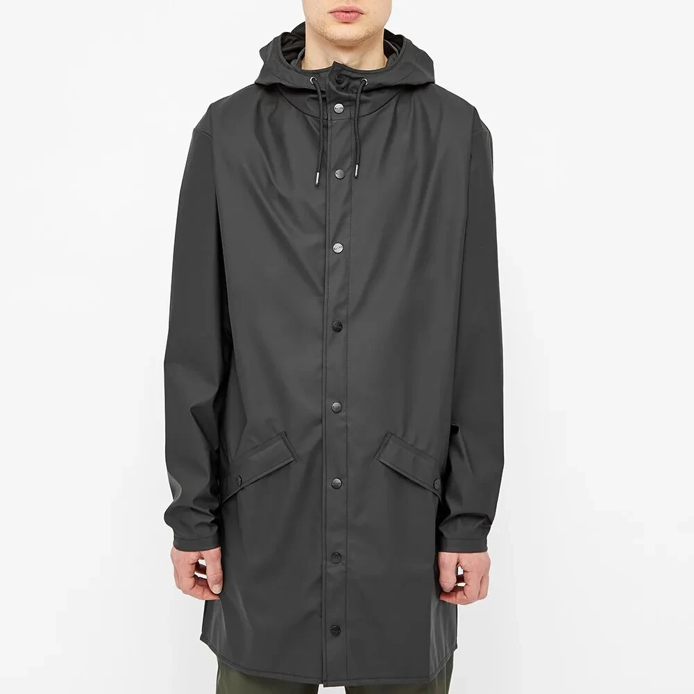 Rains Lange Jas Black Heren