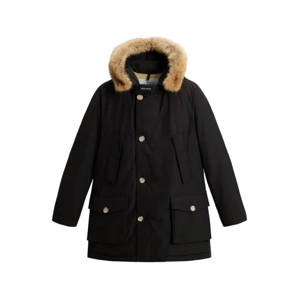Woolrich Black Polyamide Coat - M - Image 2