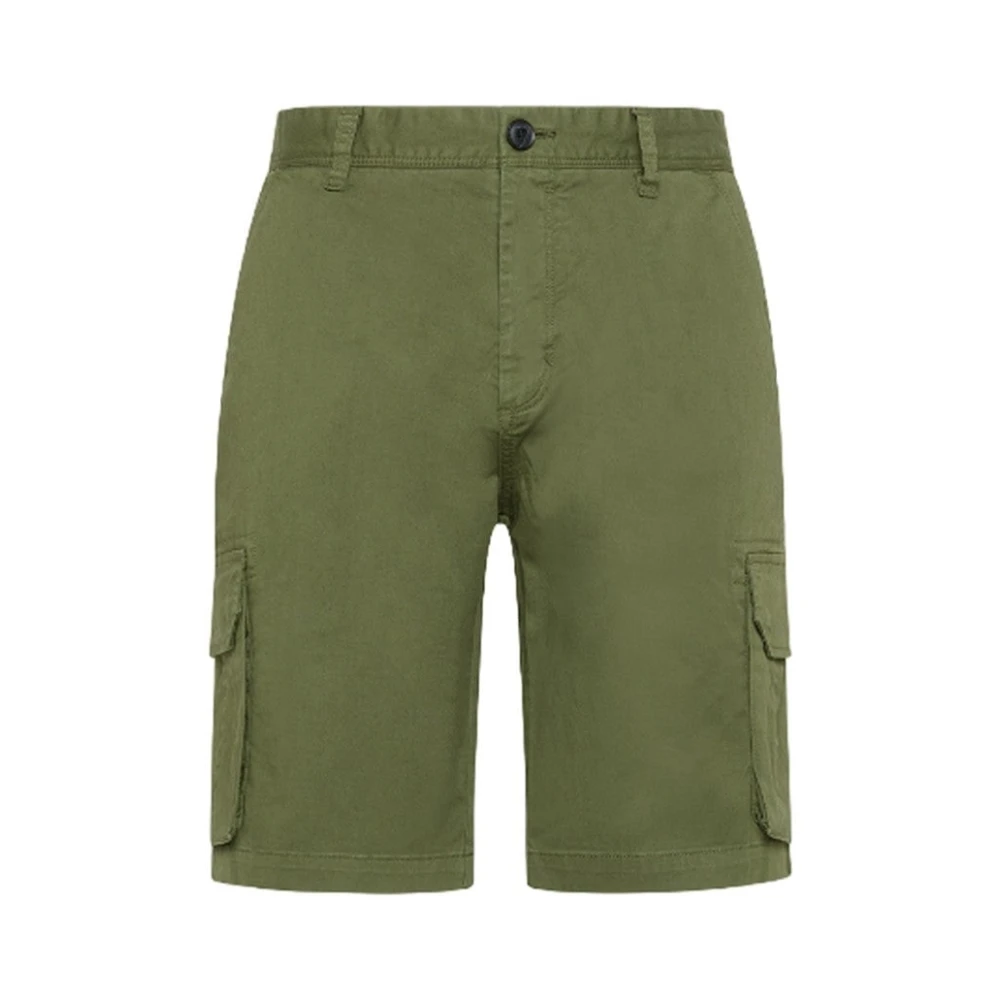 Sun68 Militair Groene Bermuda Shorts Green Heren
