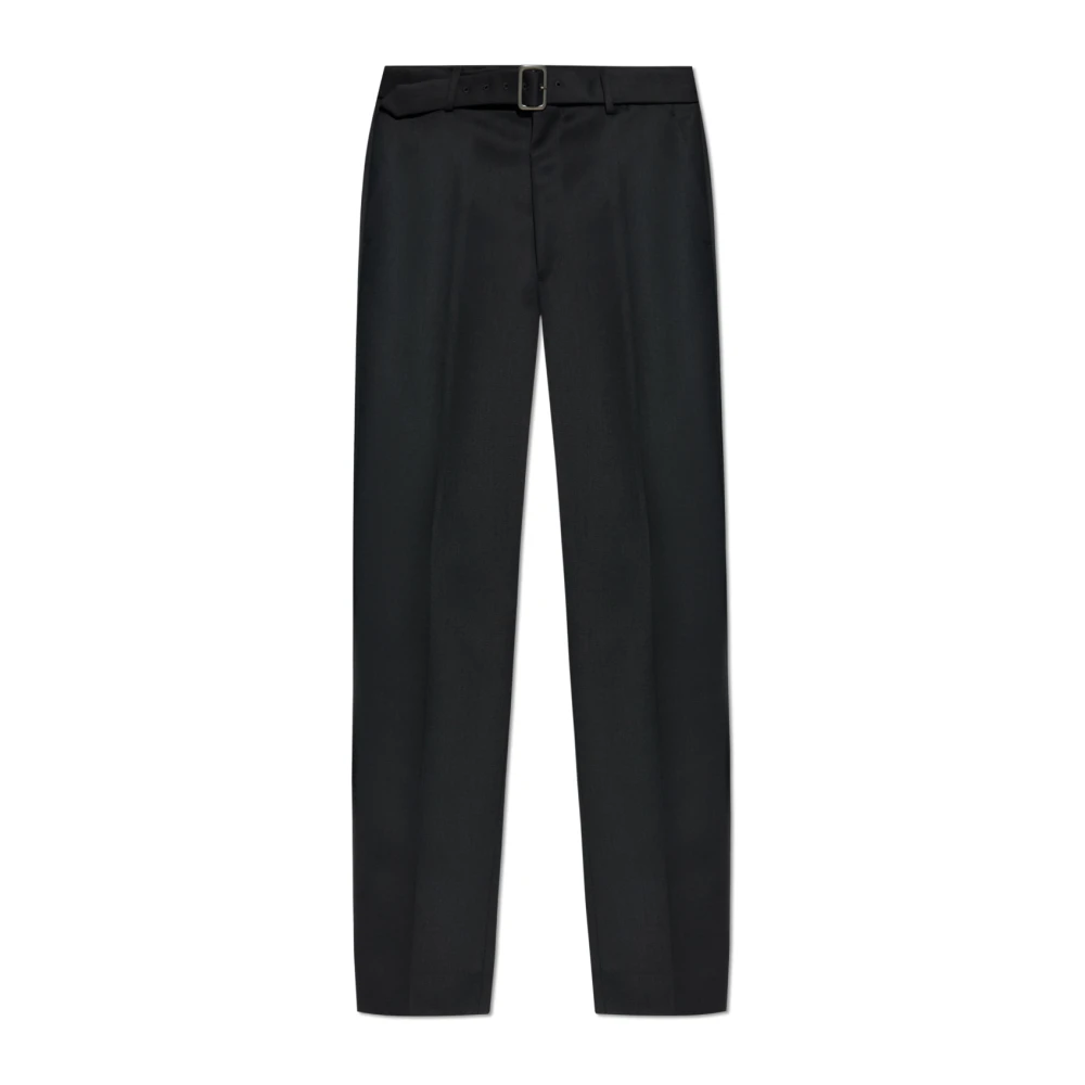 Mm6 Maison Margiela Men's Black Creased Trousers
