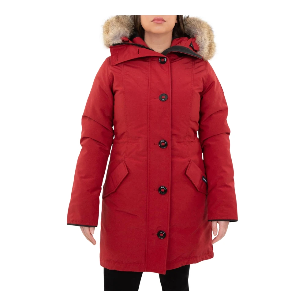 Canada Goose Rode Rossclair Parka Jas Red Dames