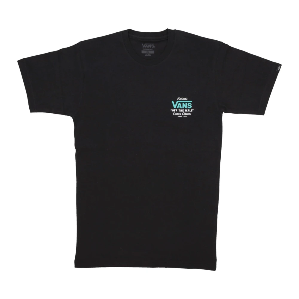 Vans Klassieke Tee Zwart Wit Waterval Black Heren