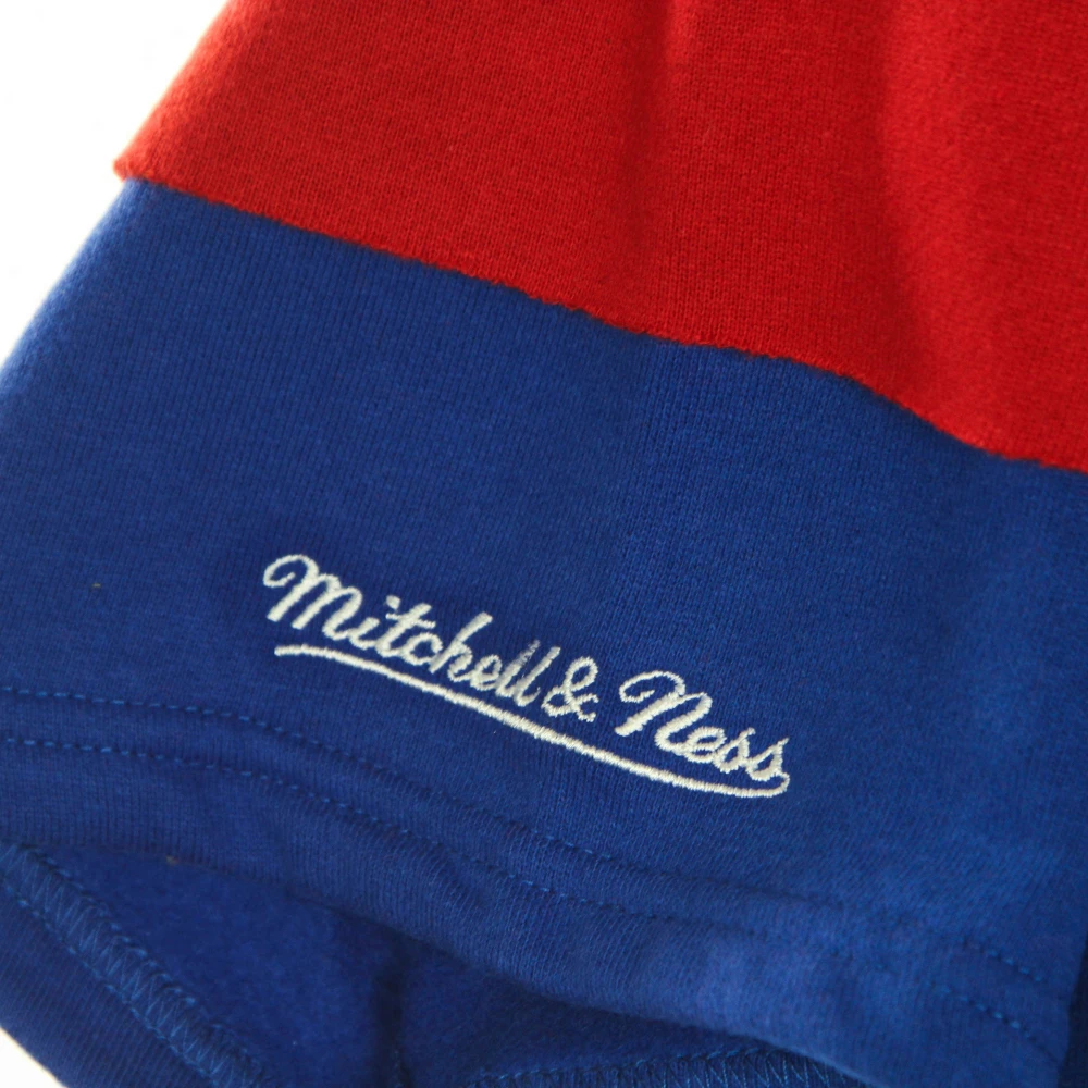 Mitchell & Ness NFL Fleece Hoodie Korte Mouw Blauw Blue Heren