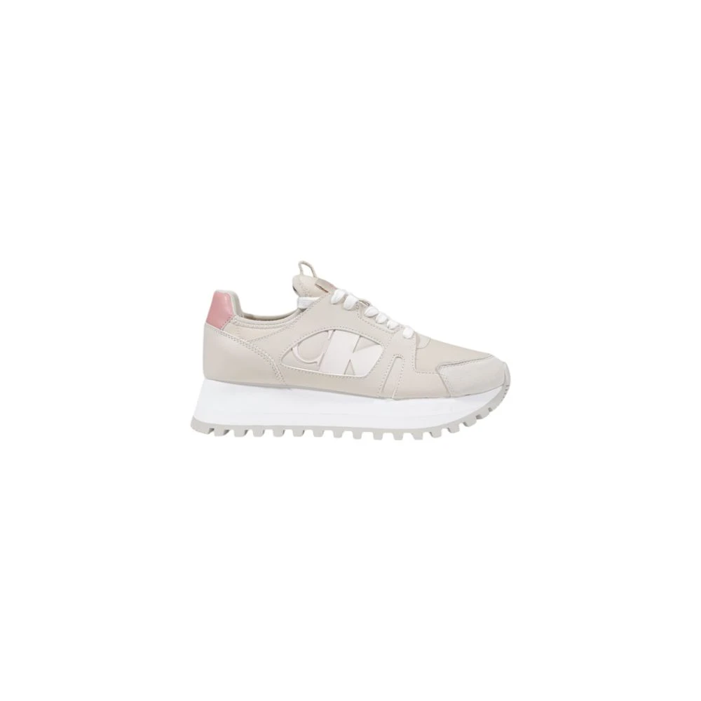 Calvin Klein Jeans Women's Beige Polyester Sneaker Collection