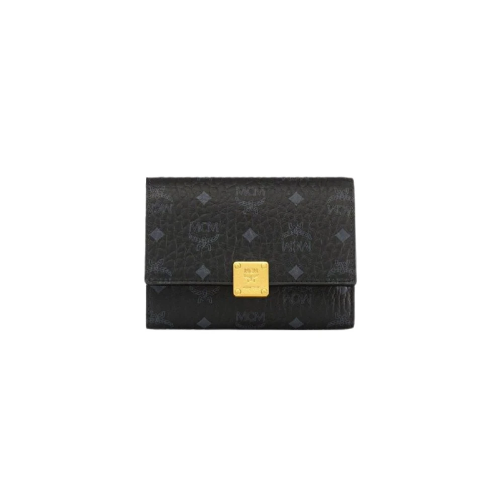 Mcm Black Wallets & Cardholders, Female, One Size, - Accessories > Wallets Cardholders