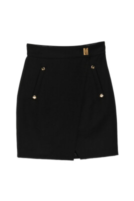 jupe-noire-avec-boutons-dores