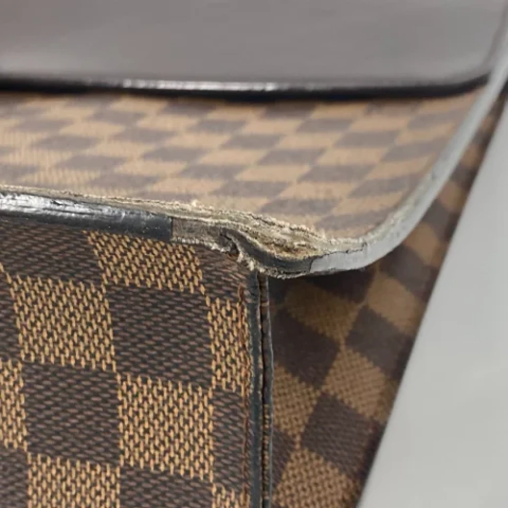 Louis Vuitton Vintage Pre-owned Fabric handbags Brown Heren
