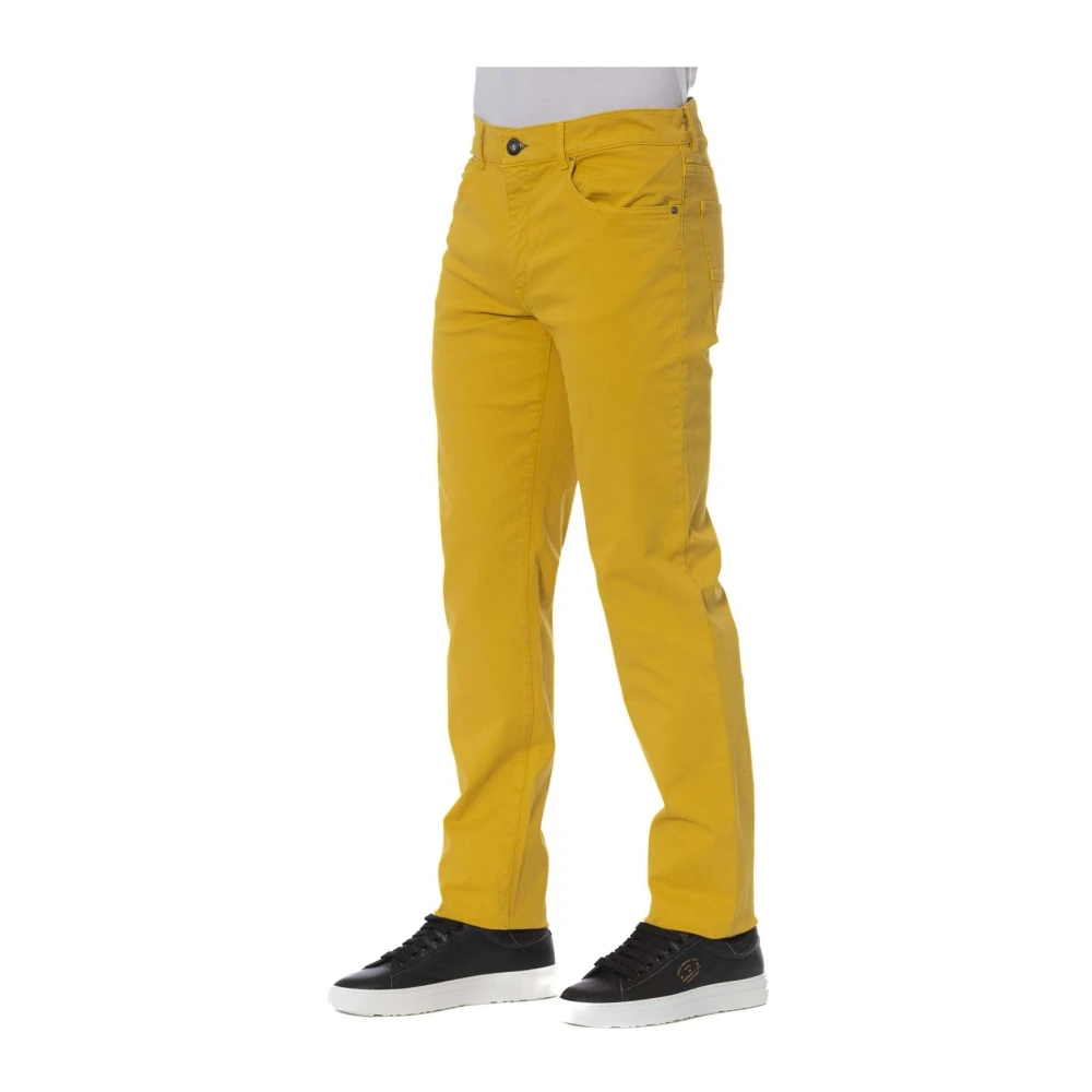 Trussardi Elegante Tijdloze Herenbroek Yellow Heren
