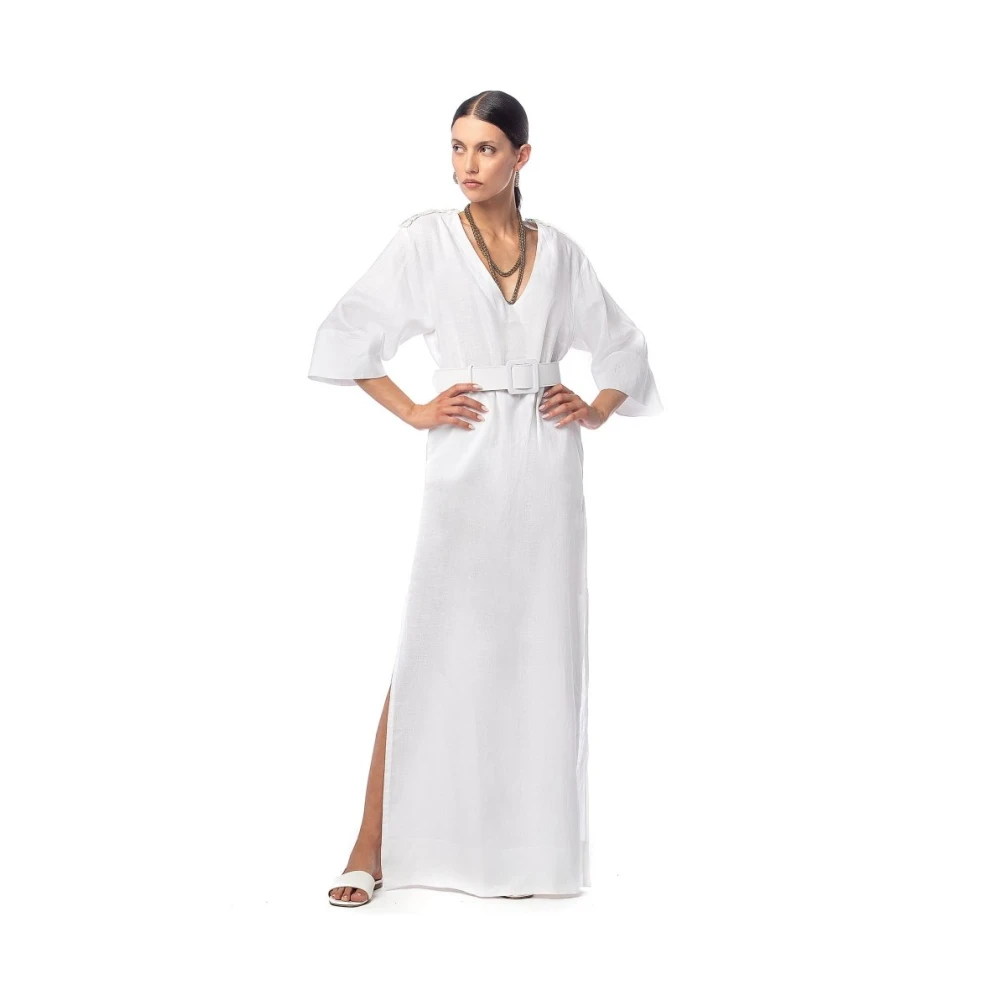 MVP wardrobe ST. Raphael Lange Jurk White Dames