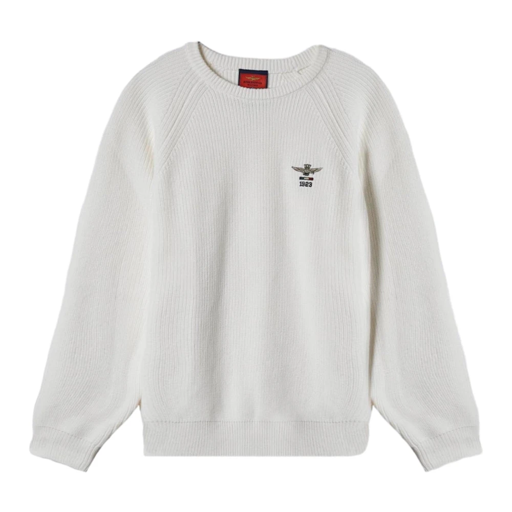 Aeronautica militare Stijlvolle Katoenen Shirt White Heren
