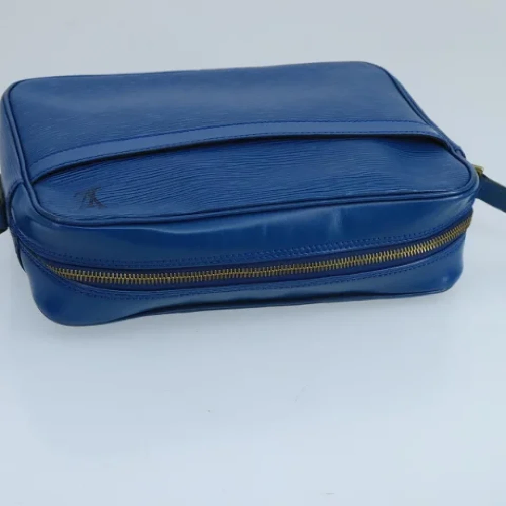 Louis Vuitton Vintage Pre-owned Leather shoulder-bags Blue Dames