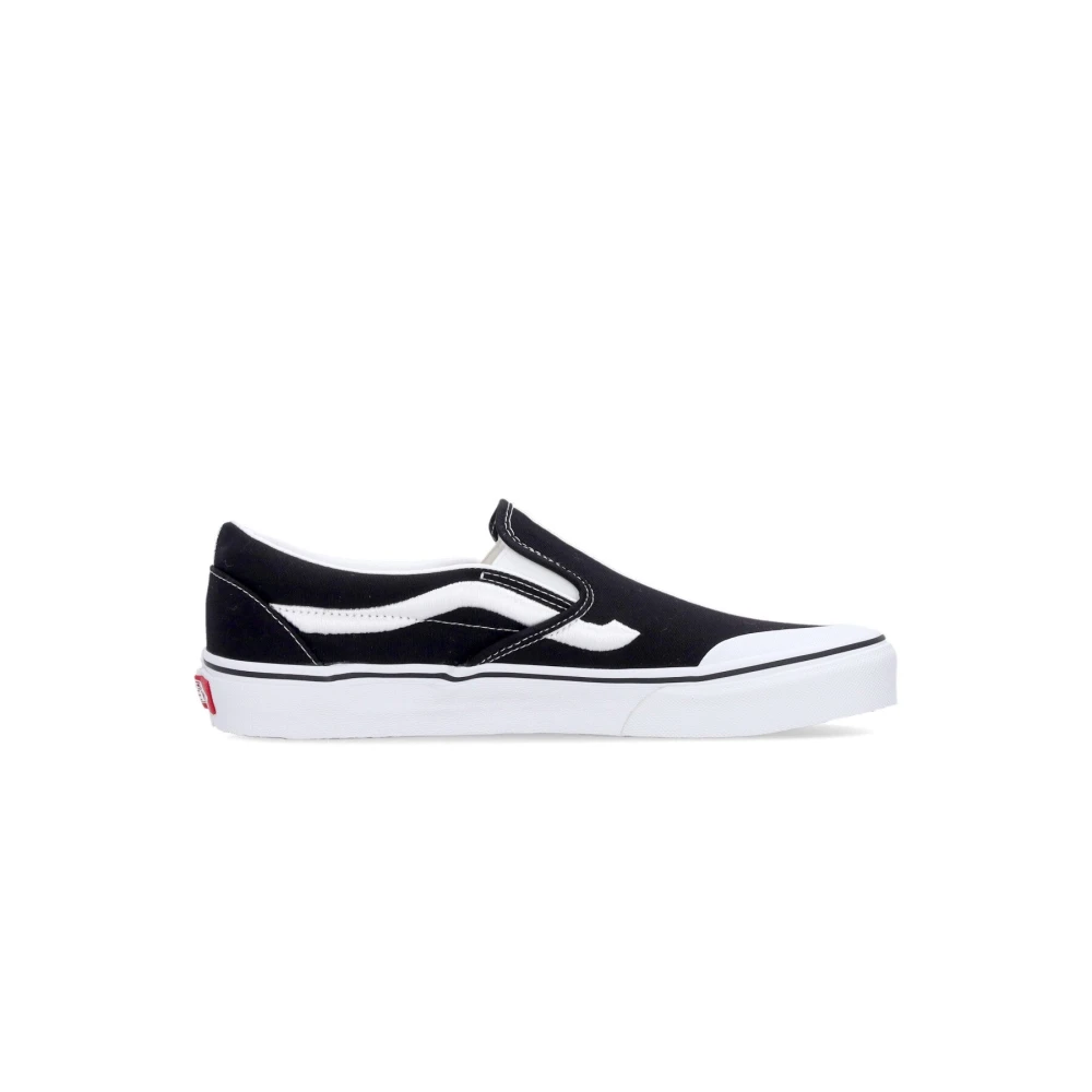 Vans Men's Black Classic Slip-On Sidestripe Low Shoe