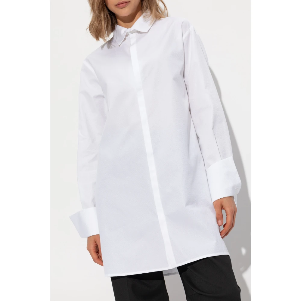 MM6 Maison Margiela Katoenen overhemd White Dames