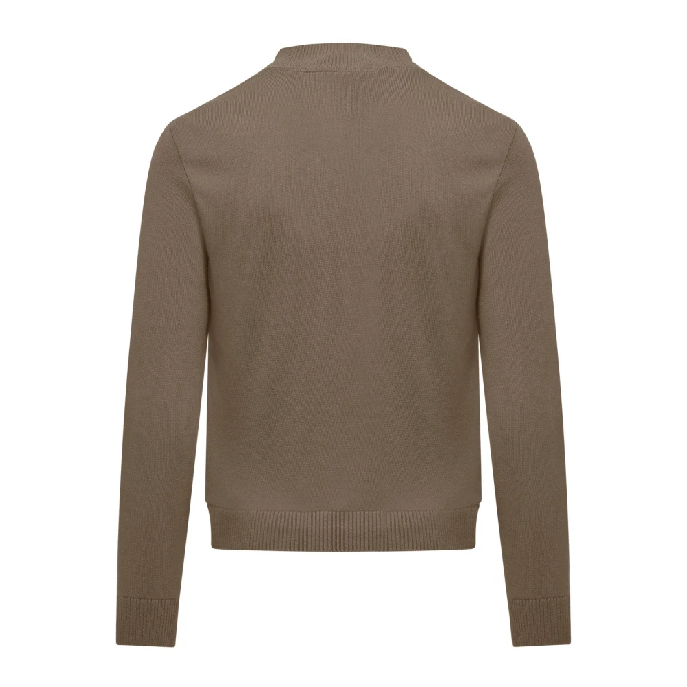 BomBoogie Leren en gebreid jack Beige Heren