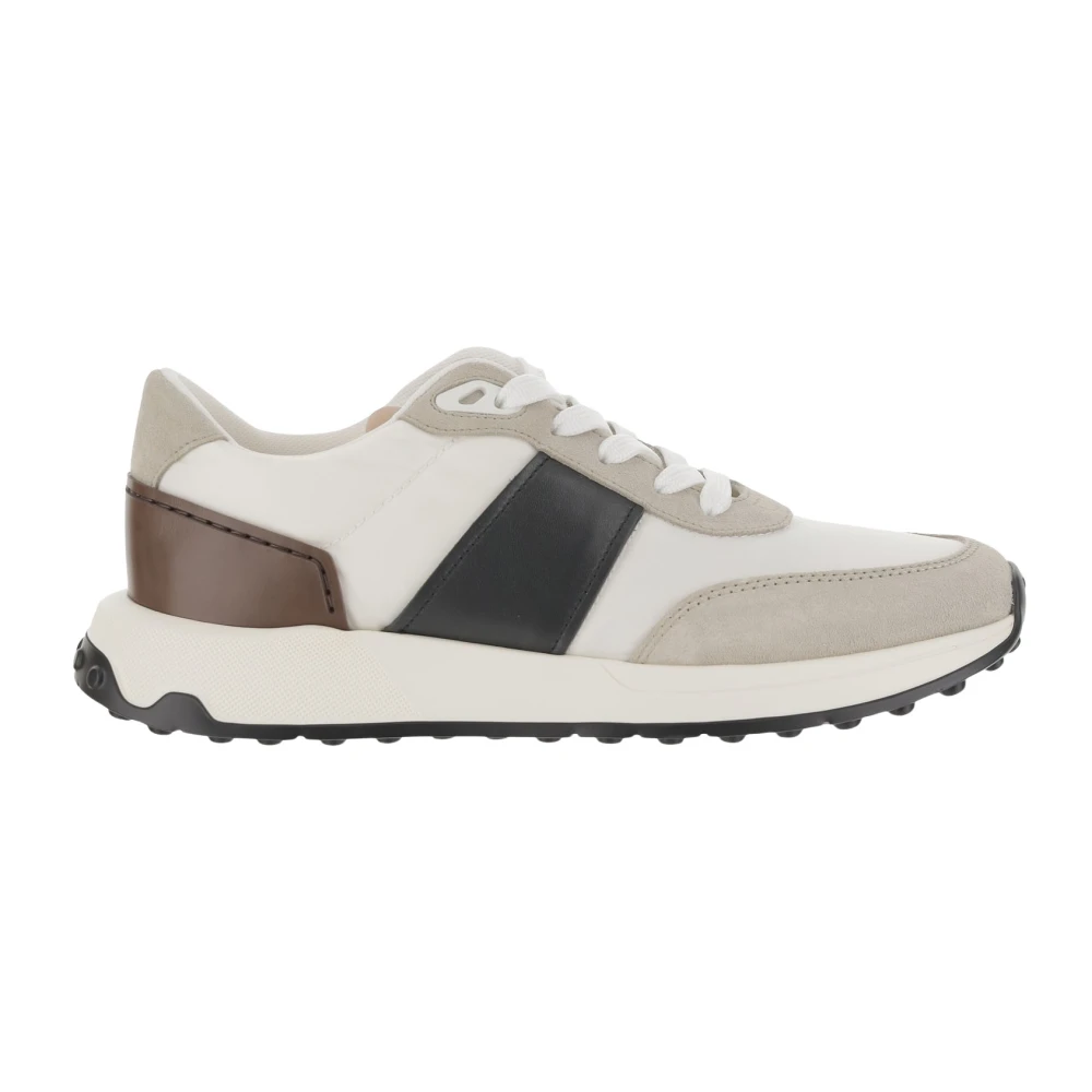 Tod’s Sneakers van leer en technisch textiel Heren Schoenen Veelkleurig Multicolor