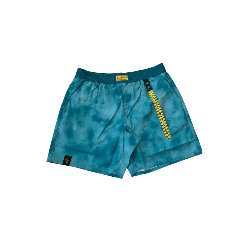 Iceberg Men's Blue Beachwear, Xl, Light Swim Shorts For