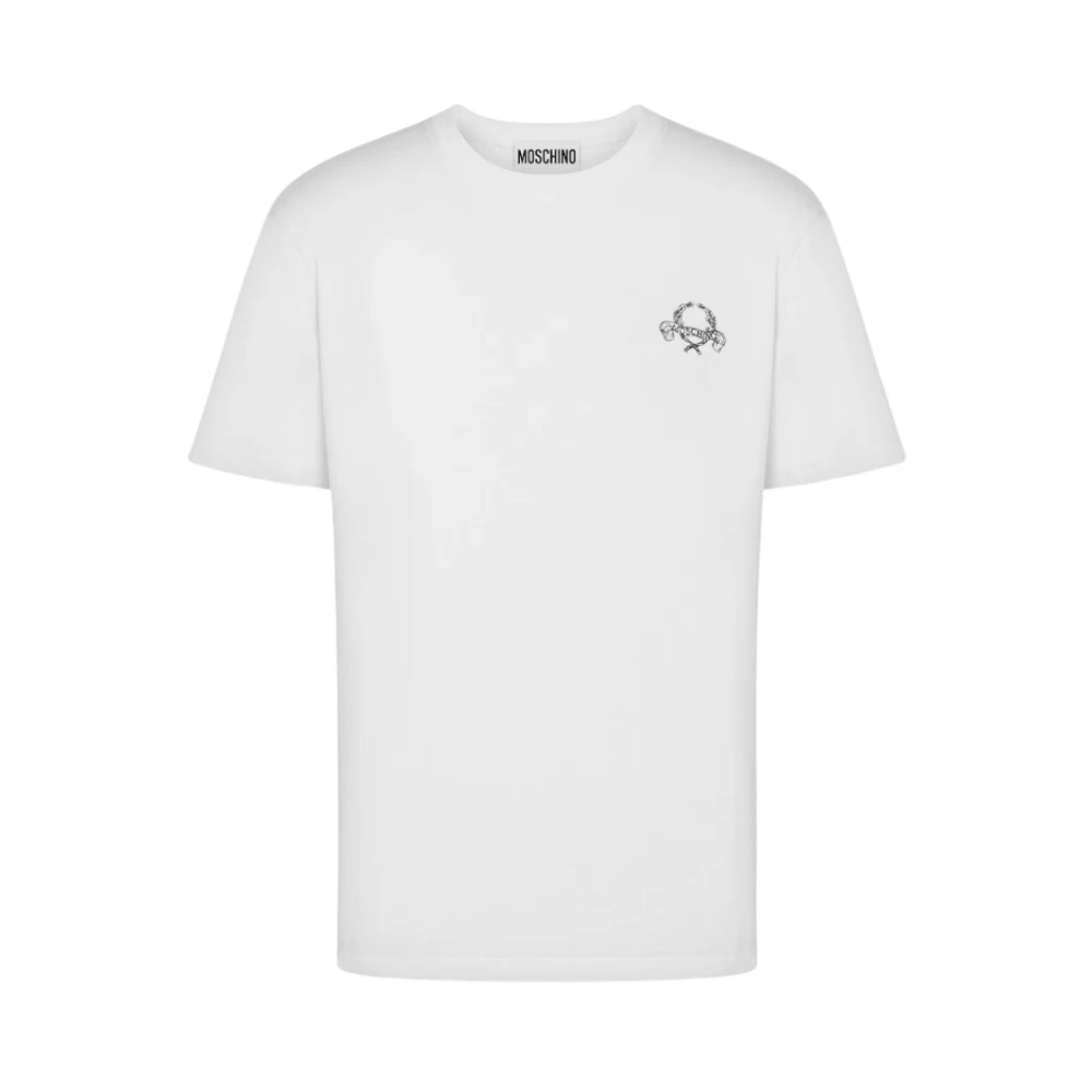 Moschino Uomo Bianco Top, S, New,