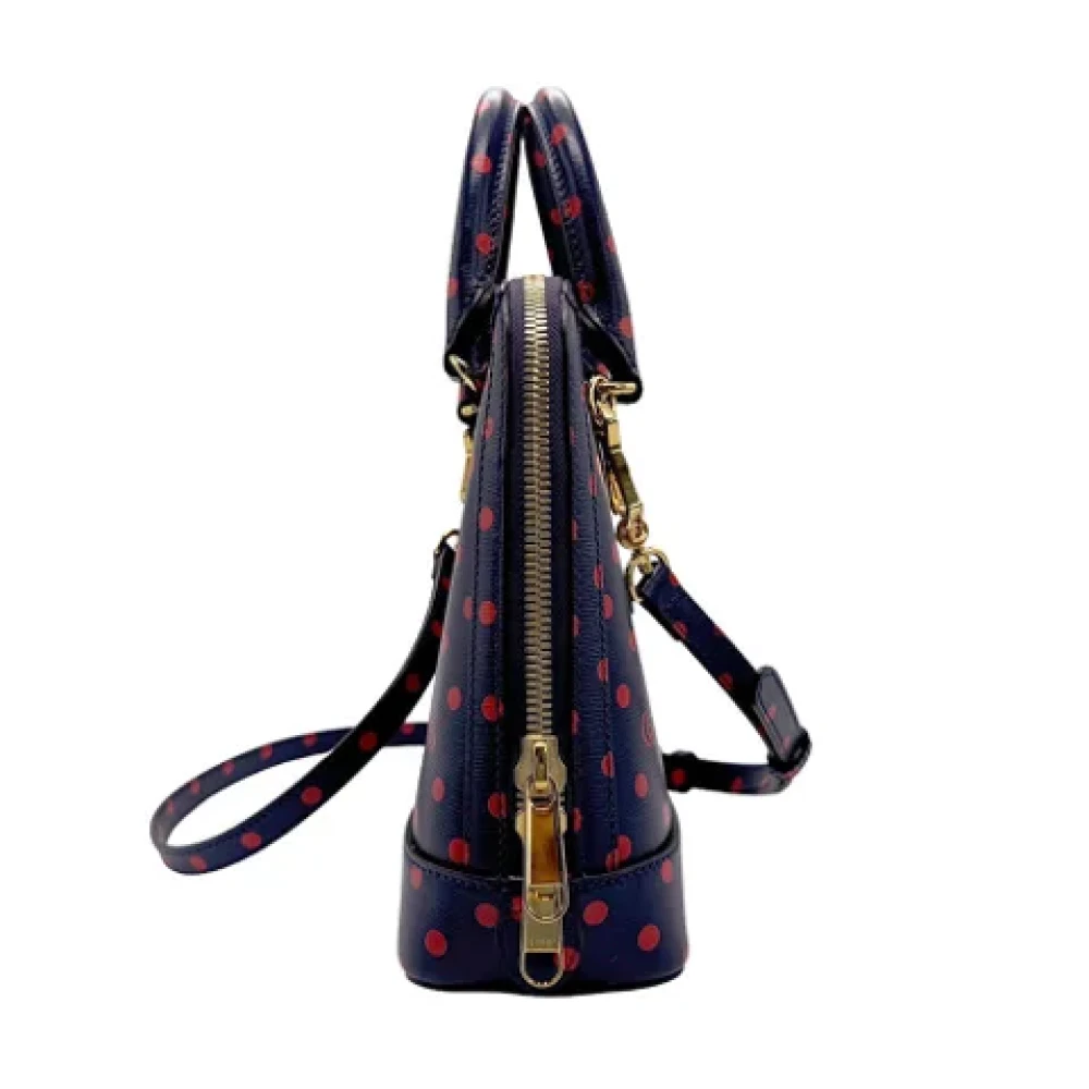 Gucci Vintage Pre-owned Leather gucci-bags Blue Dames