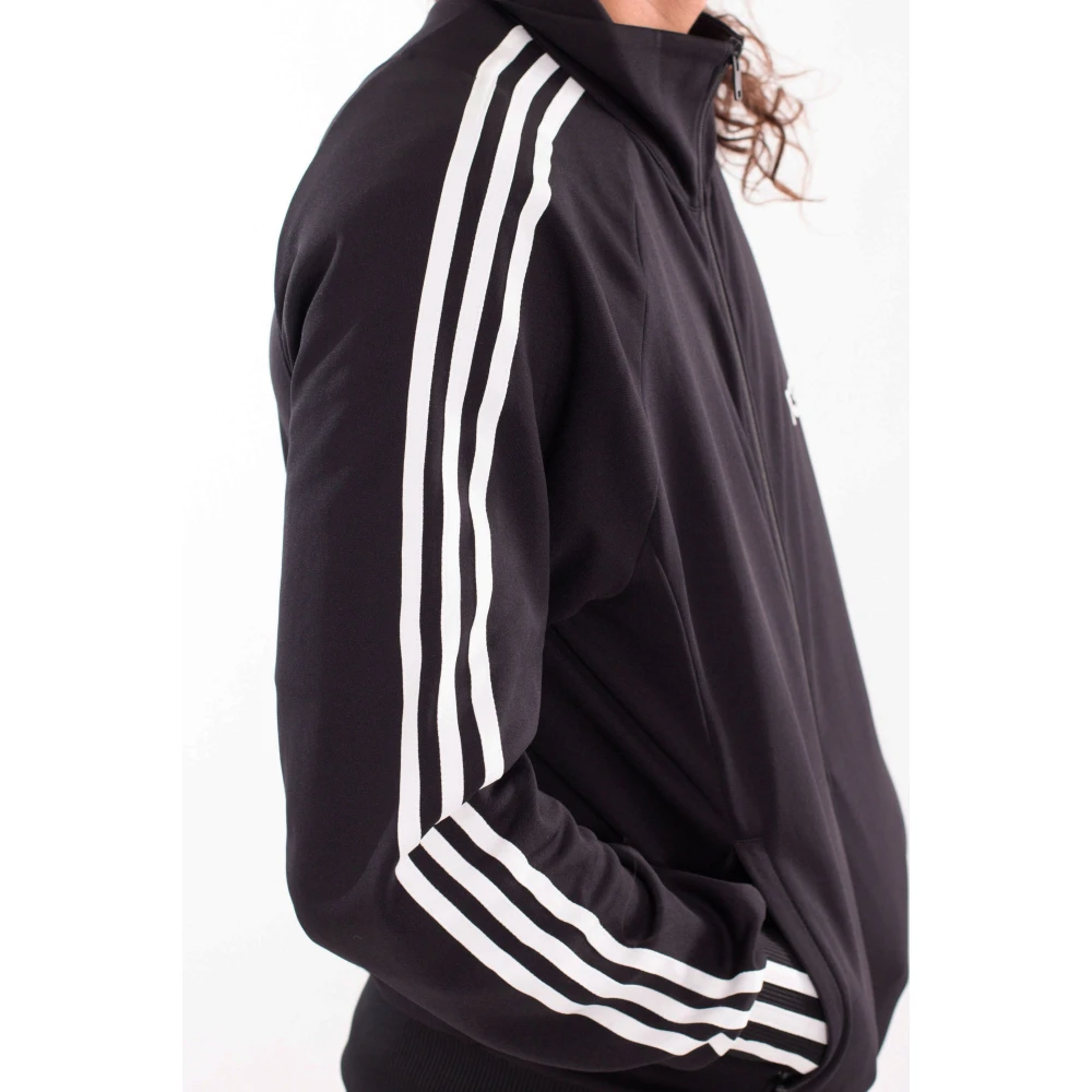 Y-3 Zwarte 3-Stripes Track Jacket Black Heren