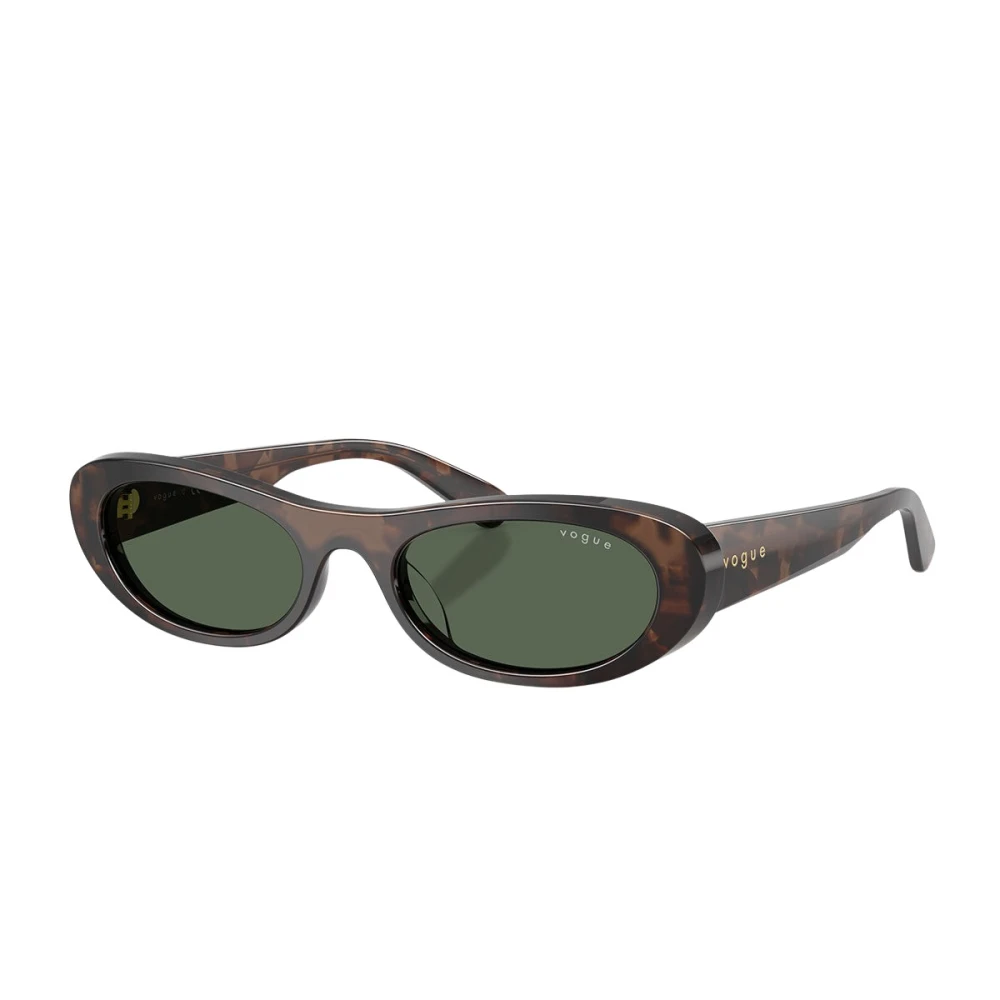 Vogue Eyewear Brown/Green Vo5695su 327971 Woman Sunglasses Acetate Round Normal - Image 4
