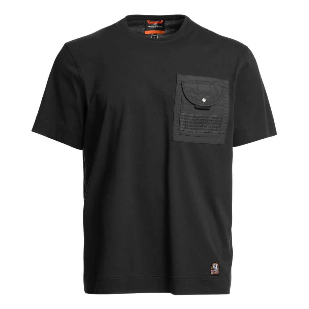 Parajumpers Men's Black T-Shirts, M, Malham T-Shirt