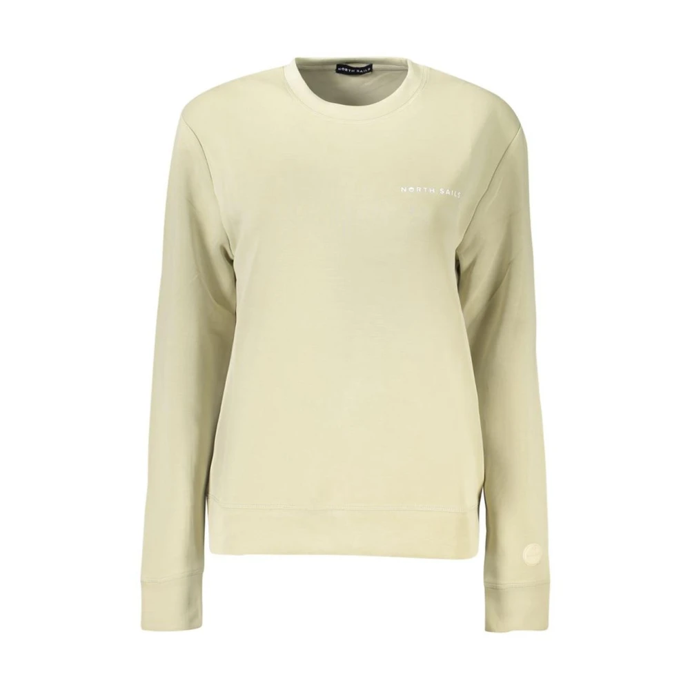North Sails , Sweatshirts, Female, Green, S, Crew Neck Knit Jumper
