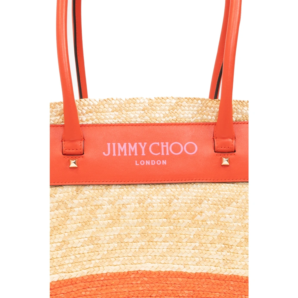 Jimmy Choo Strandmand Medium shopper tas Beige Dames