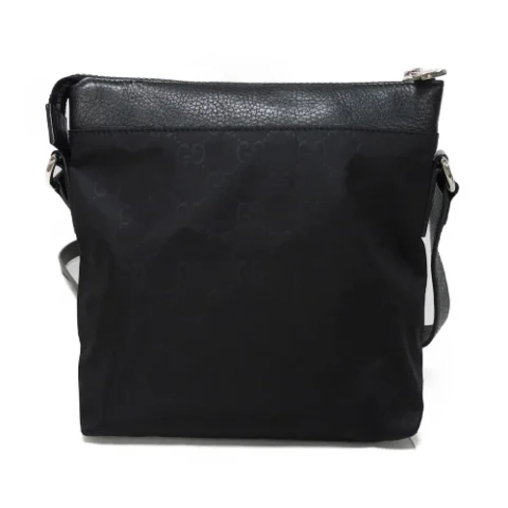Gucci Vintage Pre-owned Canvas crossbody-bags Black Dames