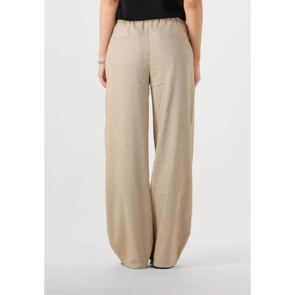 drykorn Wijde Beige Broek Consider Beige Dames