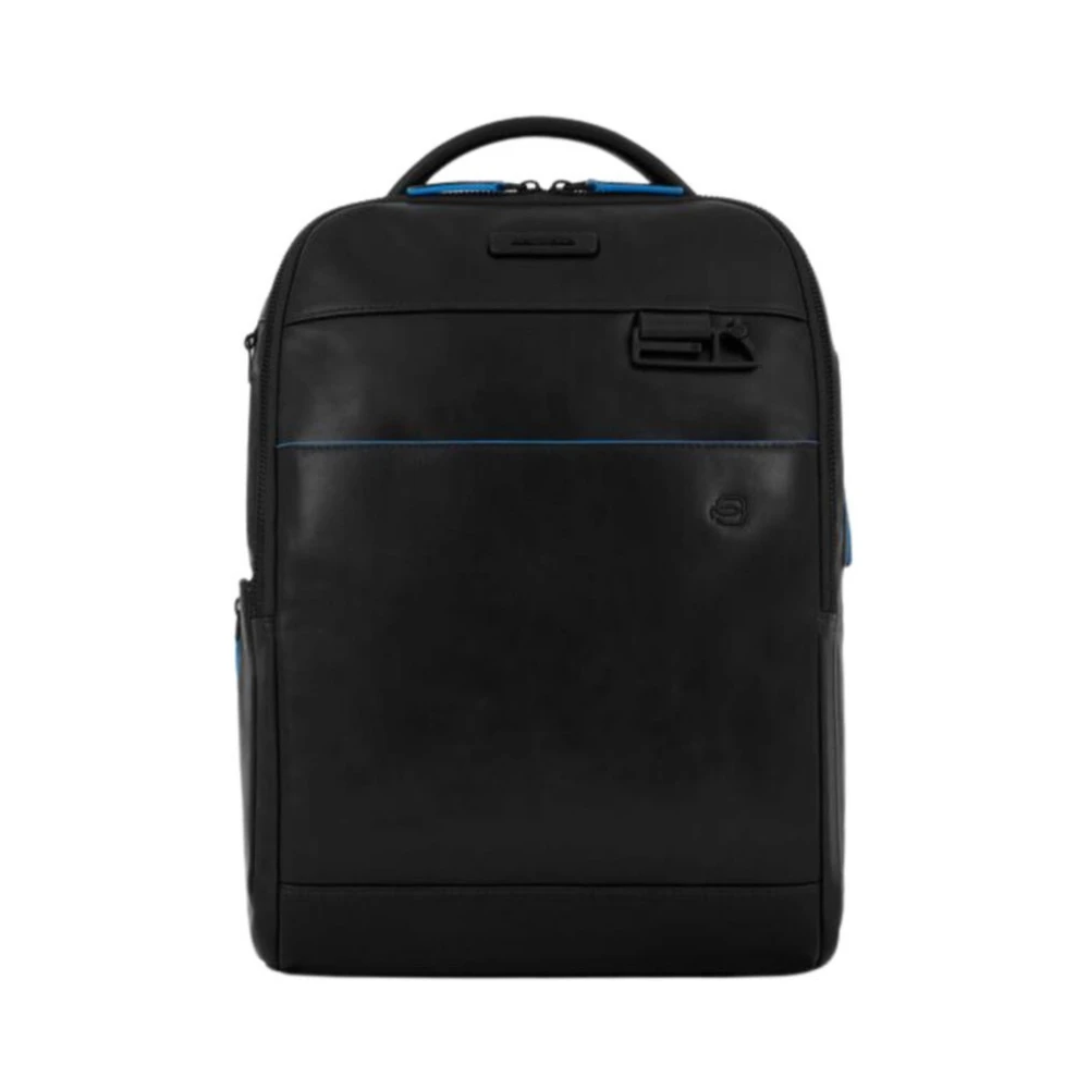 Piquadro Herren Schwarz Rucksack