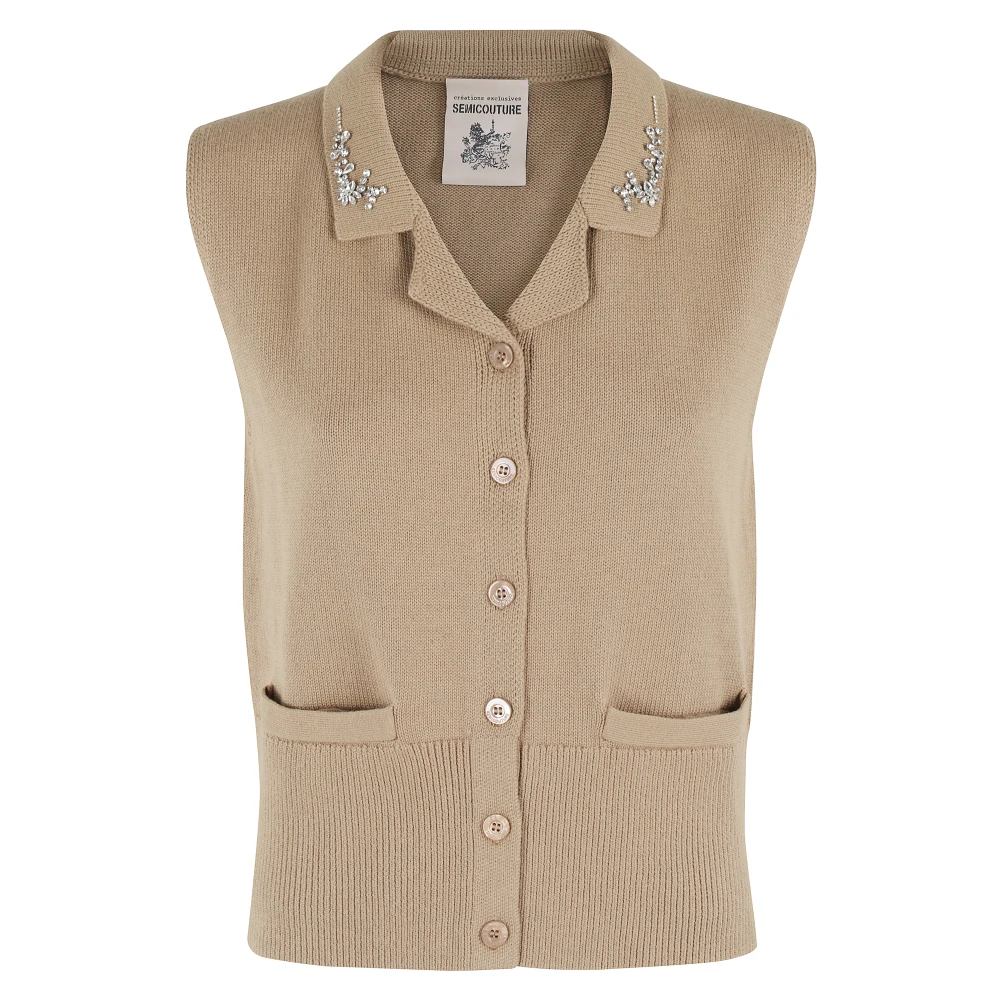 Semicouture Stijlvolle Hester Jurk Brown Dames