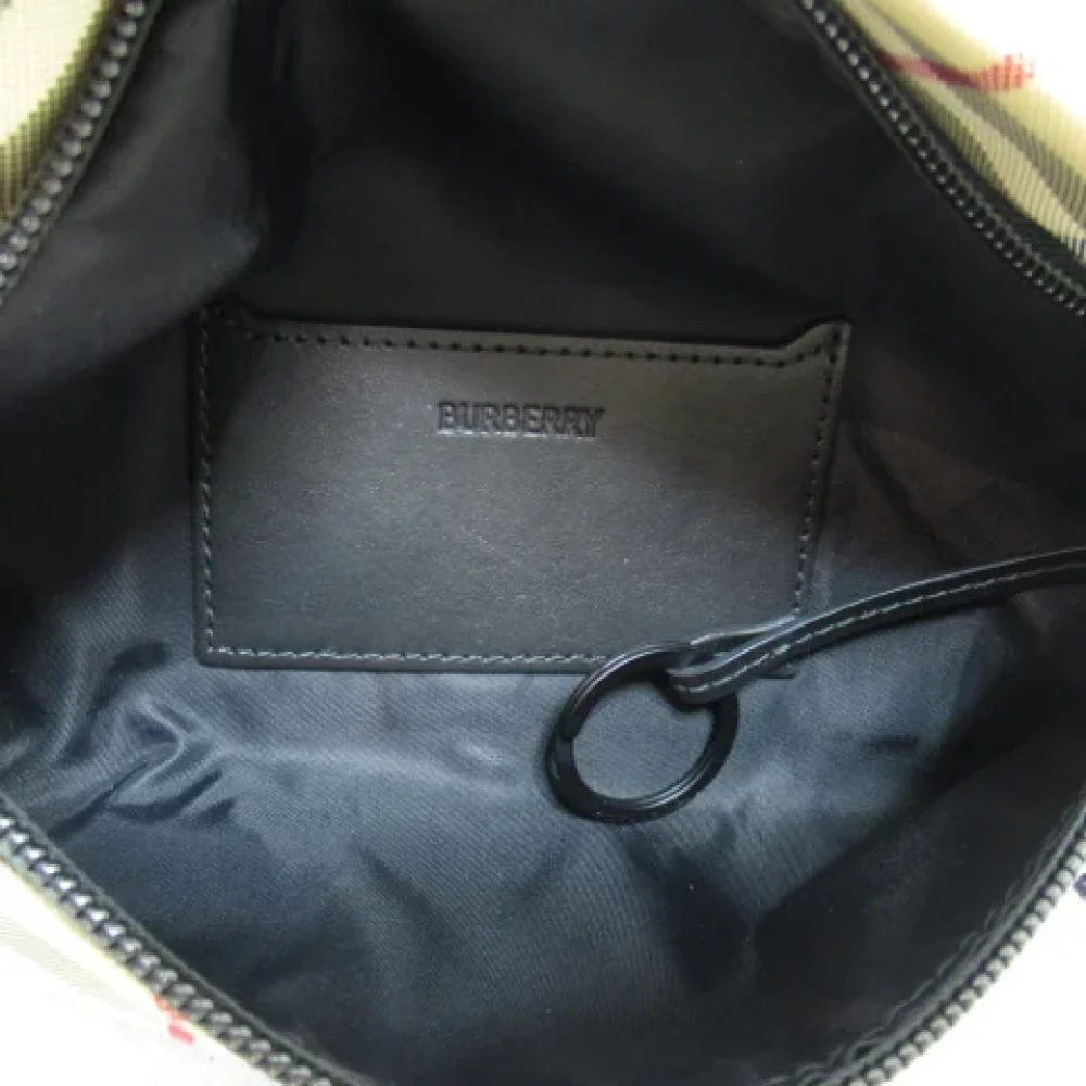 Burberry Vintage Pre-owned Fabric crossbody-bags Beige Dames