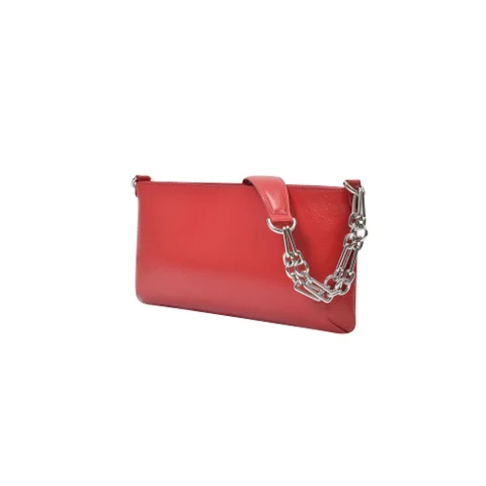By FAR Leather shoulder-bags Red Dames
