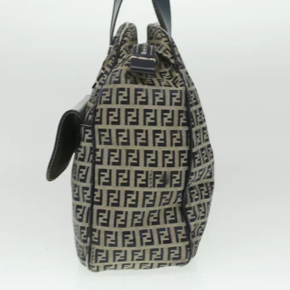 Fendi Vintage Pre-owned Canvas handbags Blue Dames