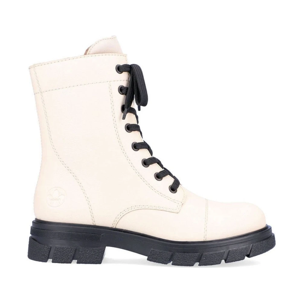 Rieker Beige Casual Gesloten Booties Beige Dames