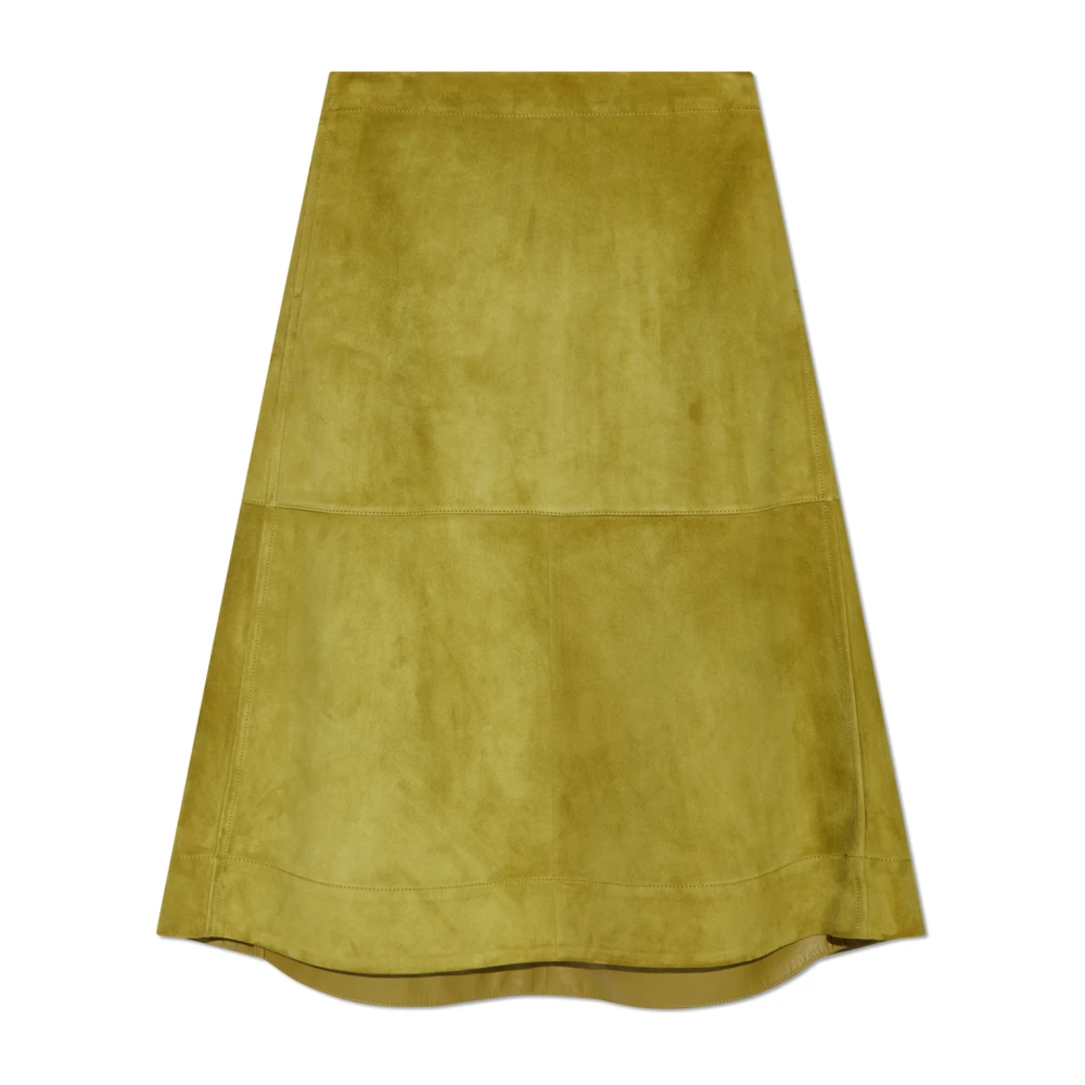 Bottega Veneta Suède rok Green Dames