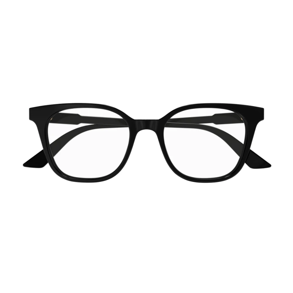 Gucci Vierkante zonnebril met glamour effect Black Unisex