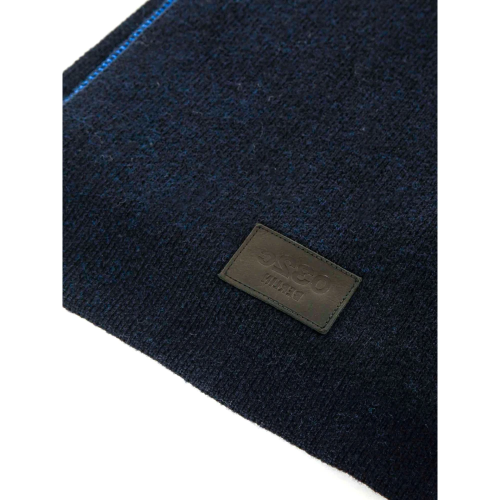 032c Merino Wol Selfie Sjaal Blue Heren