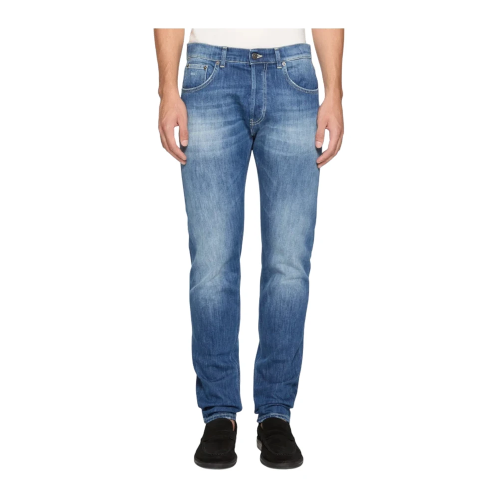 Dondup Slim-Fit Stijlvolle Jeans Blue Heren