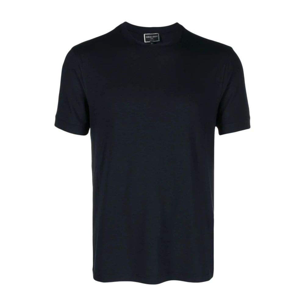 Giorgio Armani , T-Shirts, Male, Blue, 3XL, Icon Blue T-Shirts And Polos - Image 5