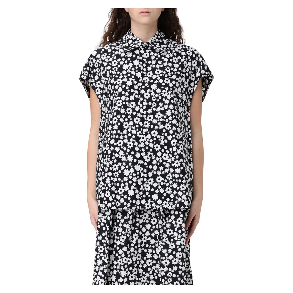 Marni Women's Blue Casual Cotton Shirt In