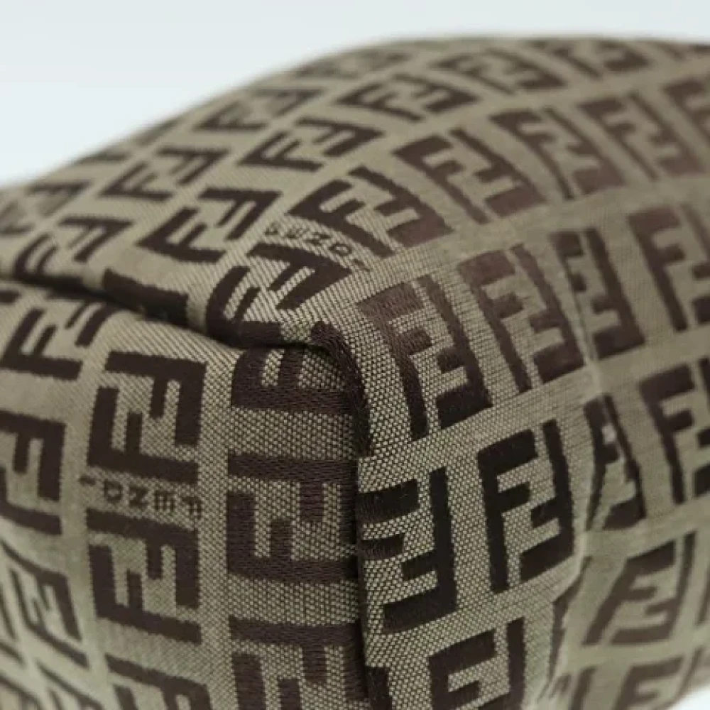 Fendi Vintage Pre-owned Canvas fendi-bags Beige Dames