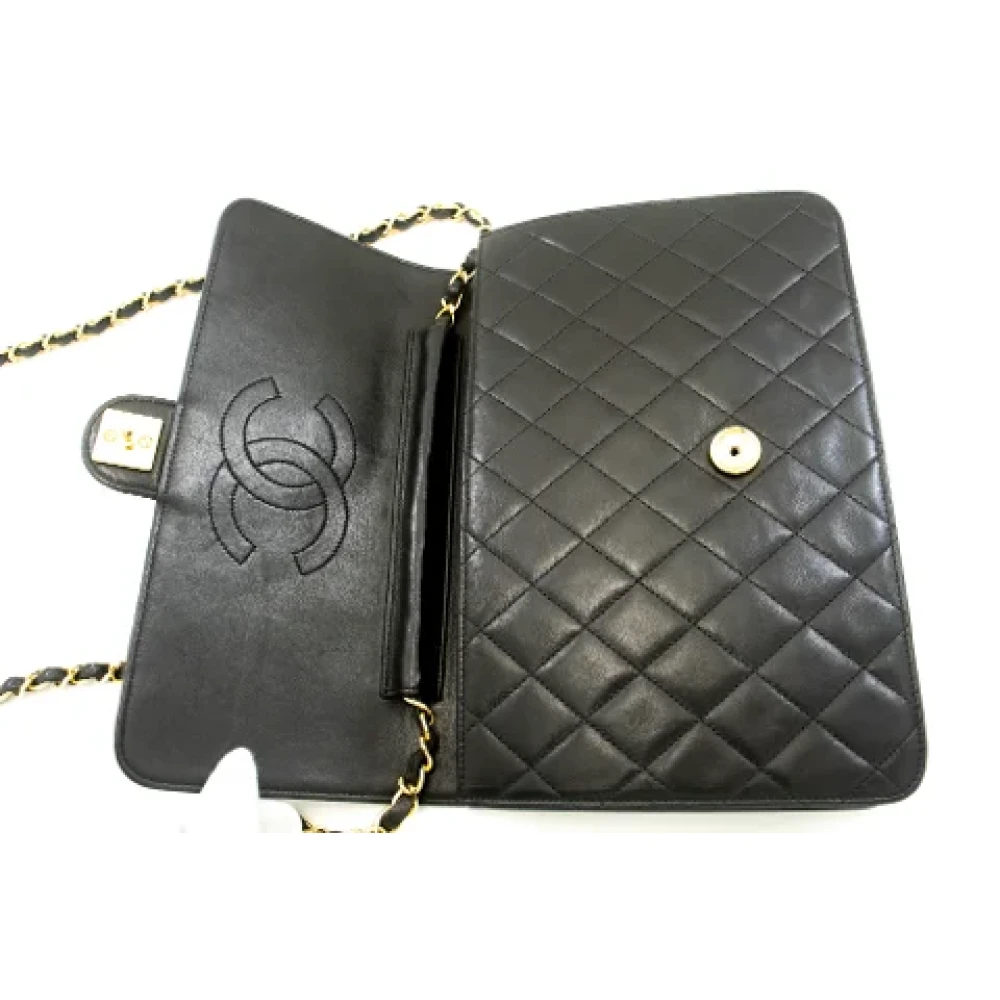 Chanel Vintage Pre-owned Leather chanel-bags Black Dames