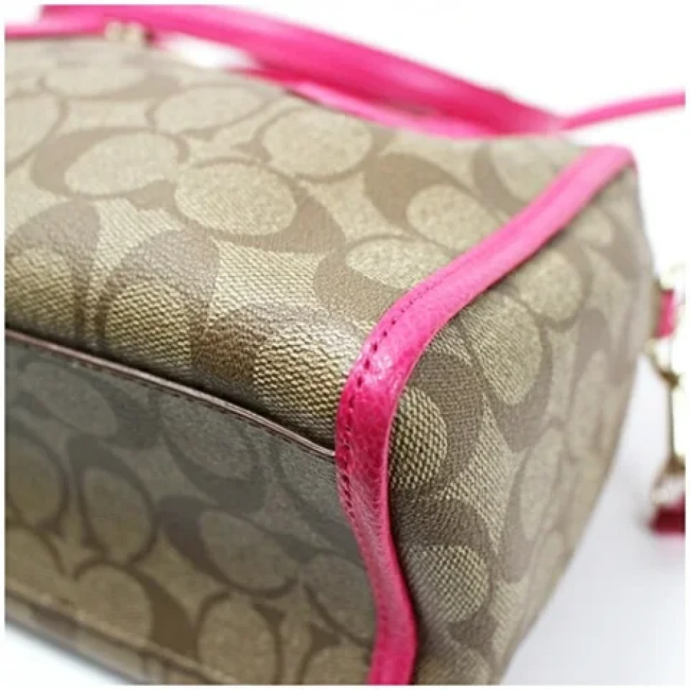 Coach Pre-owned Canvas handbags Multicolor Dames