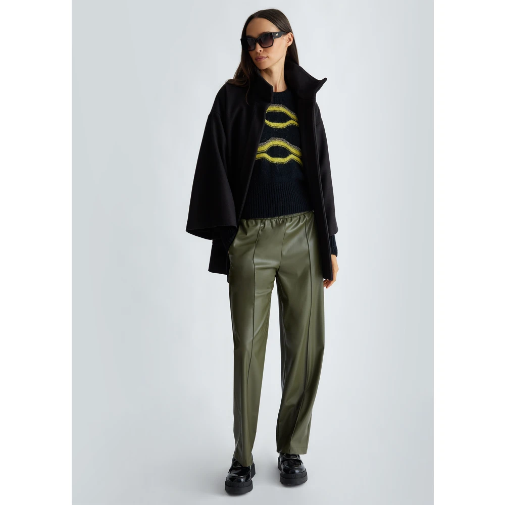 Liu Jo Korte wollen jas Black Dames