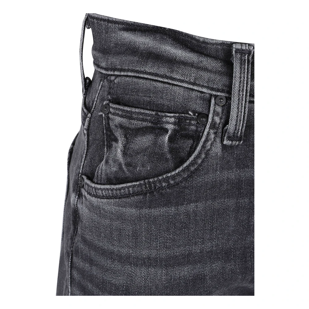 Mother Zwarte Skinny Jeans Gemaakt in de VS Black Dames