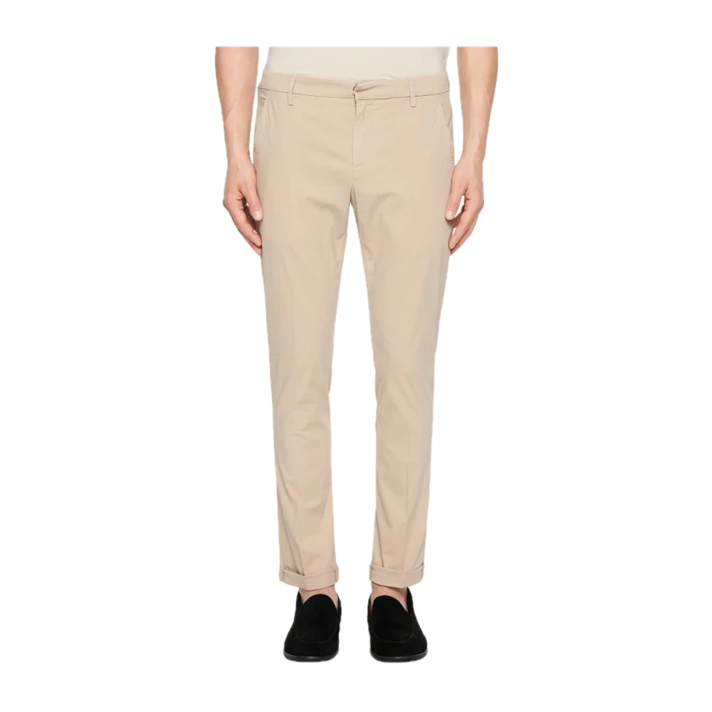 Dondup Katoenen broek trendy veelzijdig model Gray Heren