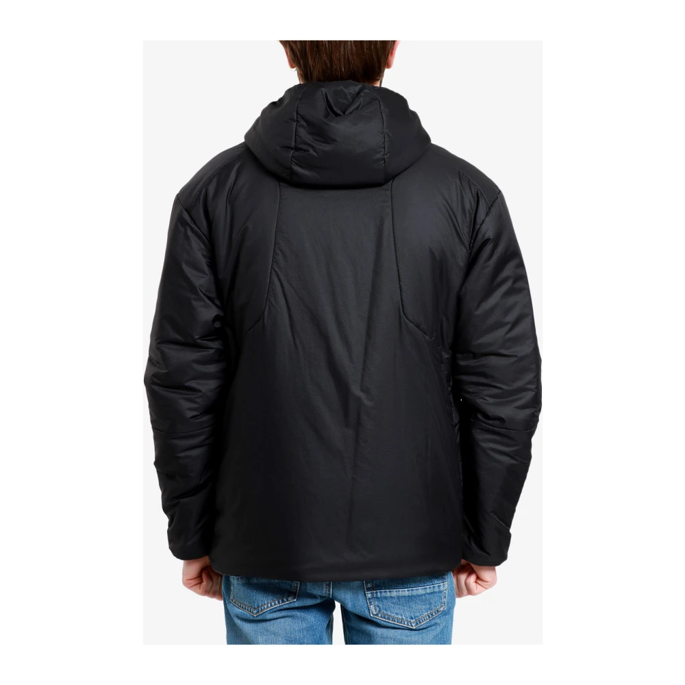 Herno Hooded Jacket met Ritszakken Black Heren